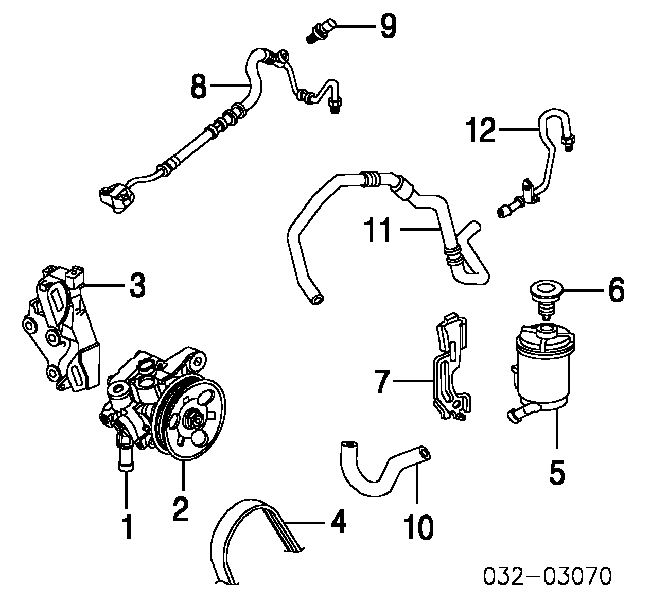 56992PLM003 Honda pas napędowy mechanizmów