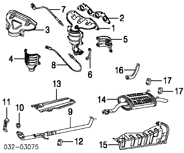 18215S5AJ01 Honda poduszka mocowania tłumika