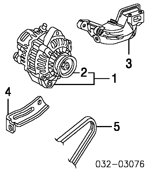 Alternator Honda Civic 8 (FK1)