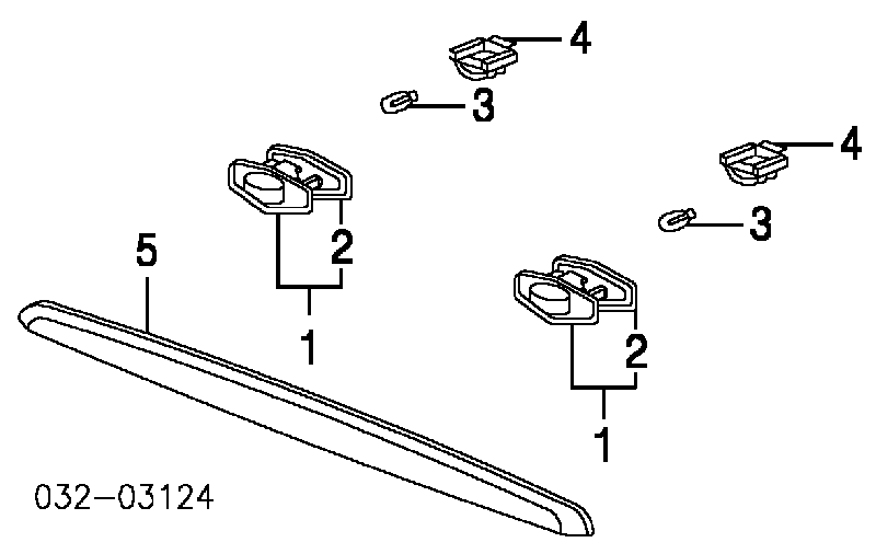 Do koszyka Lampa oświetlenia tylnej tablicy rejestracyjnej Honda Civic VIII FD, FA