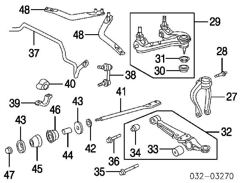 51306S84A01 Honda Tuleja stabilizatora przedniego