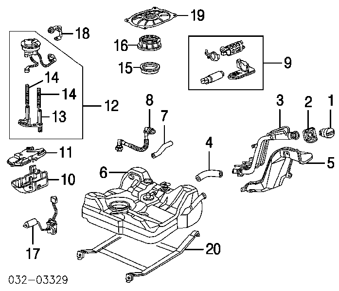 Korek wlewu paliwa 7730006040 Toyota