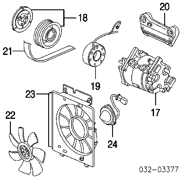 38920PNB013 Honda pas napędowy mechanizmów