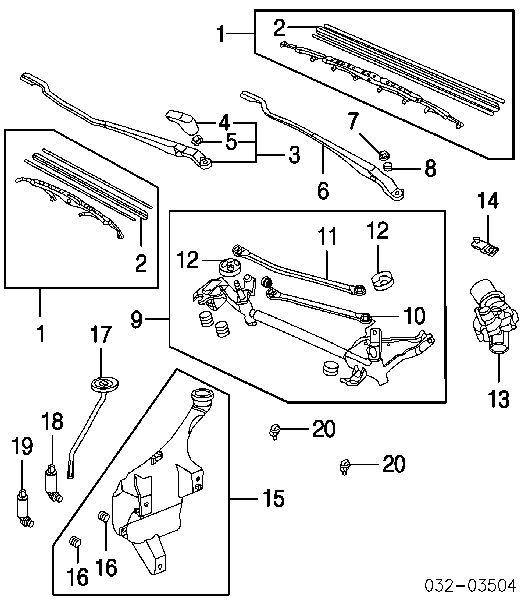 WP200 Japan Parts