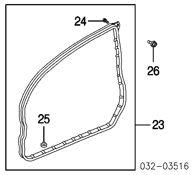 72311S5S003 Honda spinka mocowania nakładek progów