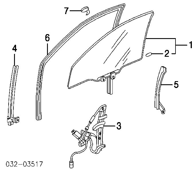 Mechanizm podnoszenia szyby drzwi przednich prawych Honda 72210S5SG02 cena, od 93,64 USD