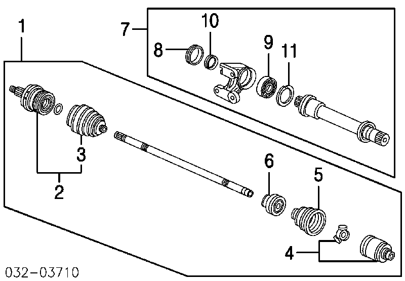 44018S9A010 Honda osłona przegubu homokinetycznego półosi przedniej zewnętrzna