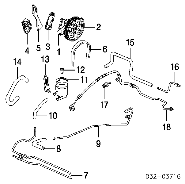 Pompa wspomagania hydraulicznego kierownicy Honda 56110RCAA01 cena, od 116,00 USD