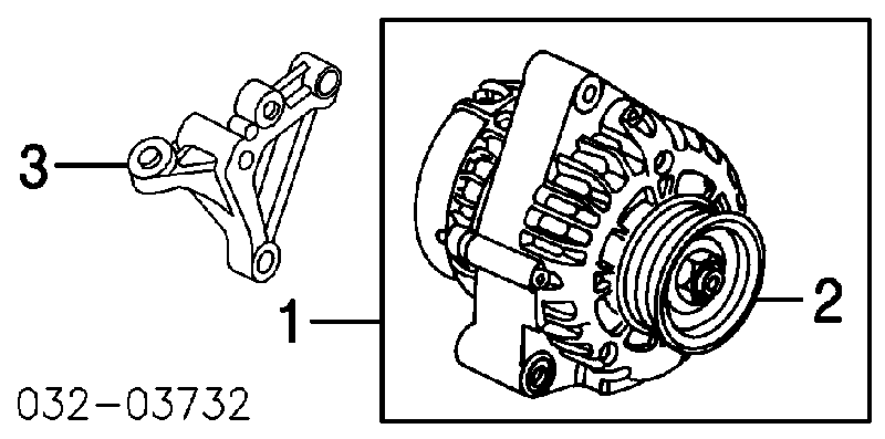 CSC29 Honda alternator