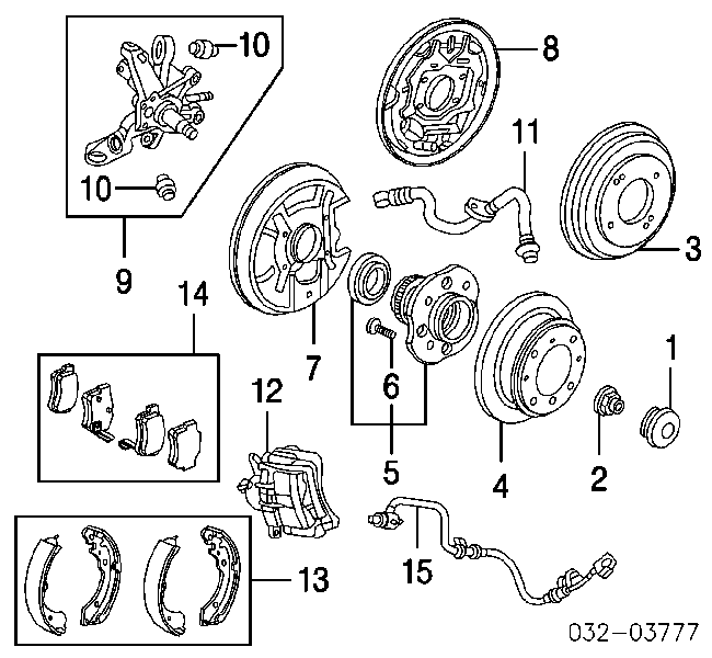 90305S30003 Honda łożysko piasty przedniej