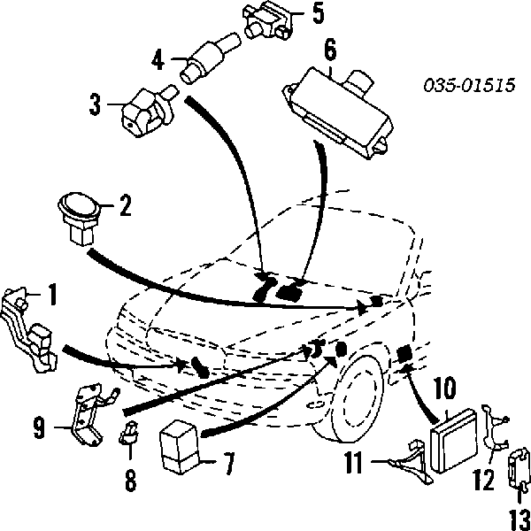 Moduł zapłonowy (komutator) Mazda BP0118251 cena, od 34,20 USD