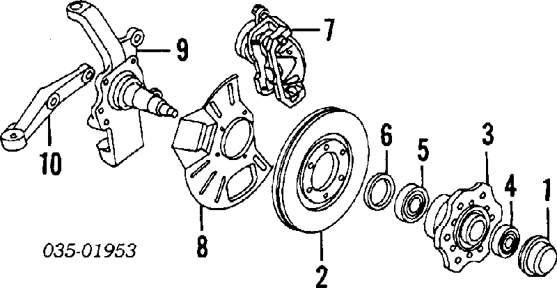 Uszczelniacz piasty tylnej zewnętrzny 0S11333067 Hyundai/Kia