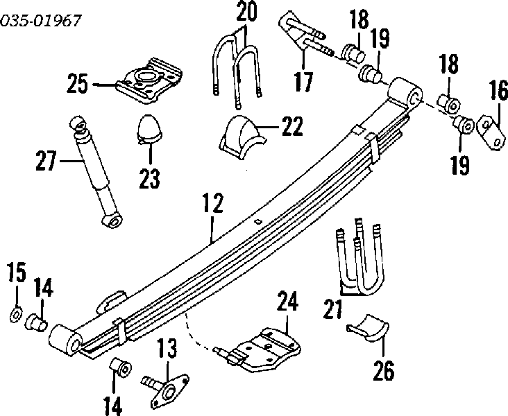 4023510 Ford Silenntblock ucha resoru