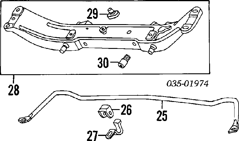 G03028157 Mazda Łącznik stabilizatora tylnego