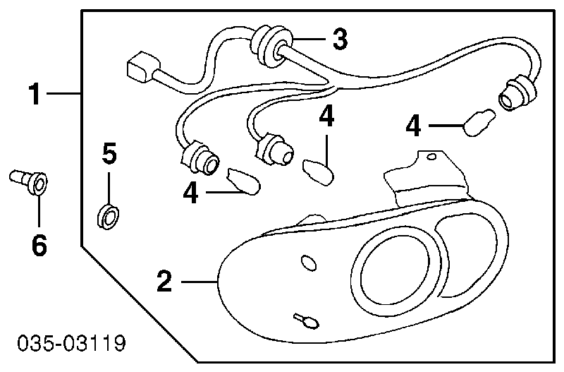 997006210 Mazda Żarówka