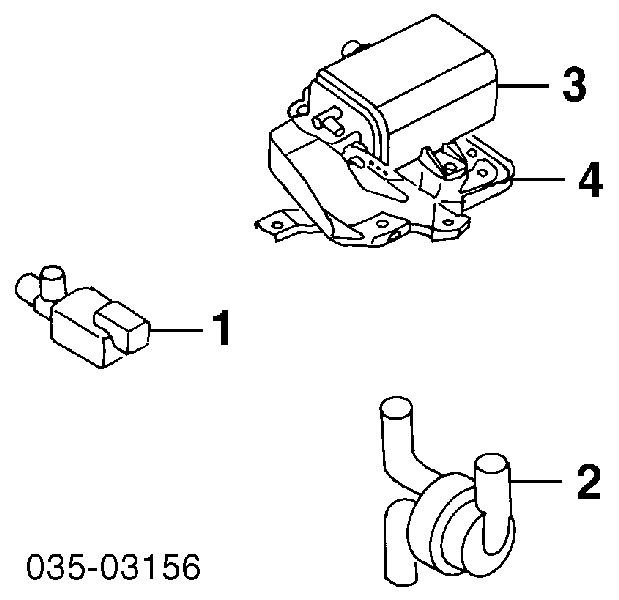Zawór przełączający systemu doprowadzenia powietrza Mazda KL0118741 cena, od 19,93 USD