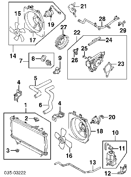 MD005131 Mitsubishi termostat