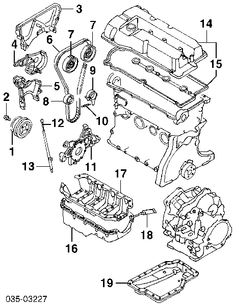 B36610400A Mazda Miska olejowa silnika