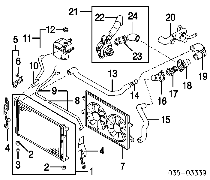 AJ0318381 Mazda pas napędowy mechanizmów