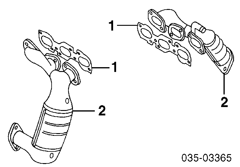 GY0113460B Mazda uszczelka kolektora wydechowego