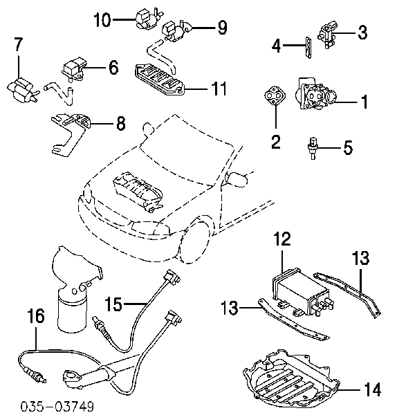 Czujnik temperatury płynu chłodzącego (włączenia wentylatora chłodnicy) 8942222030 Toyota