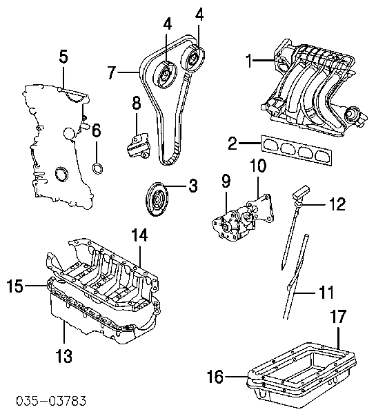 Uszczelka adaptera filtra oleju 1119853 Ford