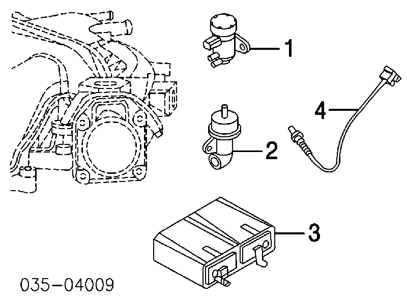 AJ0418861B Mazda sonda lambda czujnik tlenu przed katalizatorem