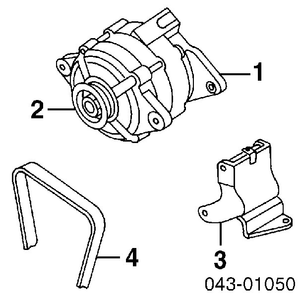 Alternator 23700AA210 Subaru