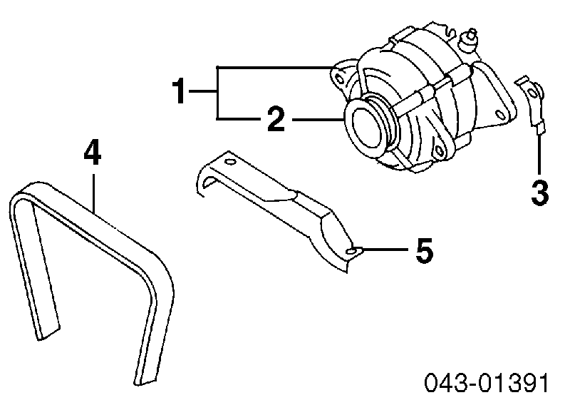 23700AA31ARA Subaru alternator