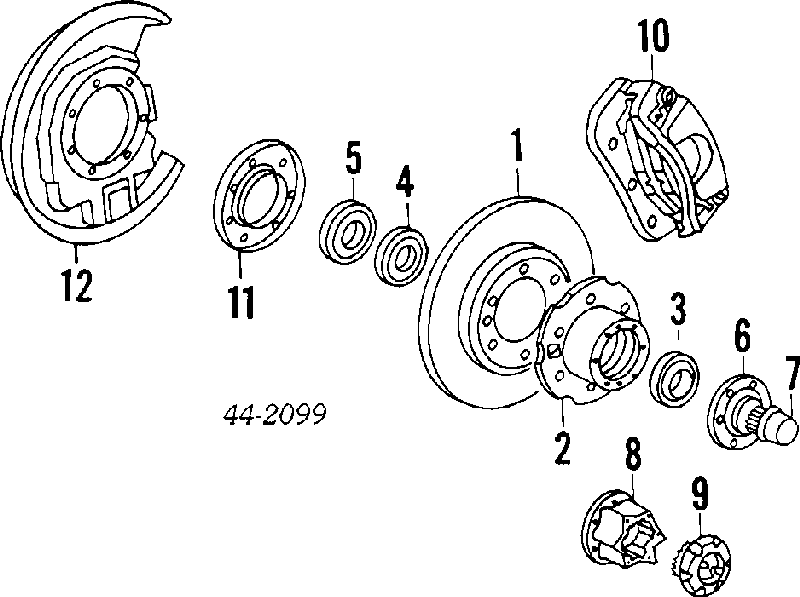 9031166001 Toyota uszczelniacz piasty przedniej