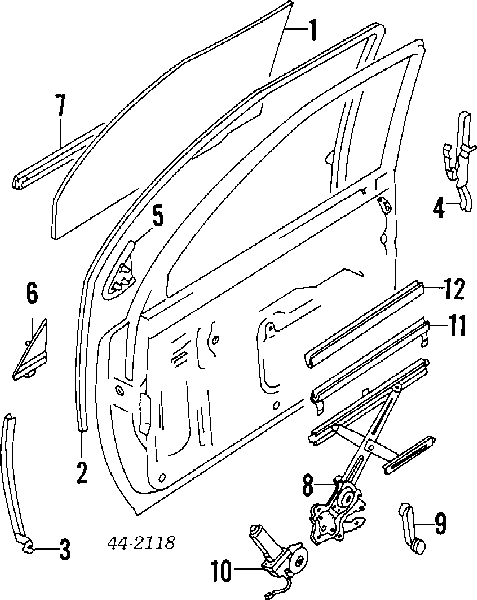Podnośnik szyby Toyota 4 Runner