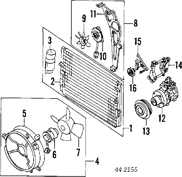 Rolka napinacza paska napędowego Toyota Hiace 3