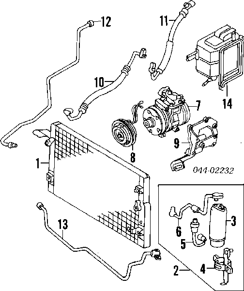 Chłodnica klimatyzacji do Toyota 4 Runner  N130