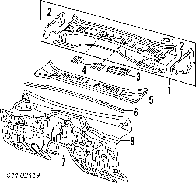 Atrapa chłodnicy Toyota Land Cruiser 80