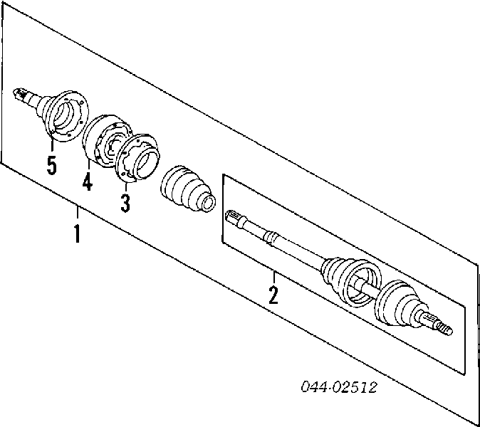 Przegub homokinetyczny przedni wewnętrzny Toyota Camry 3 V10