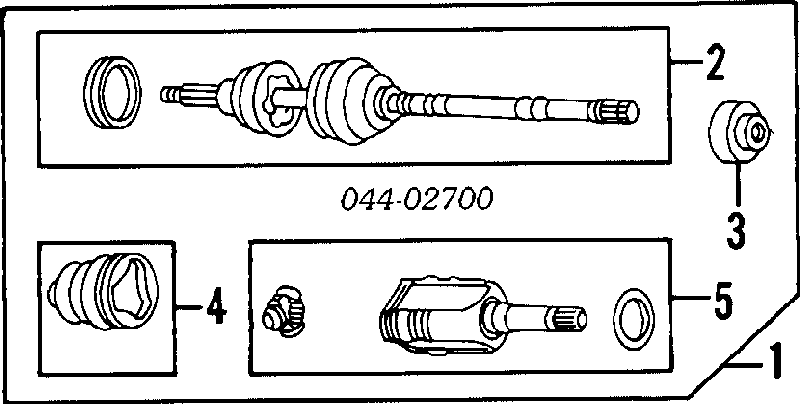 4341016220 Toyota przegub homokinetyczny przedni zewnętrzny