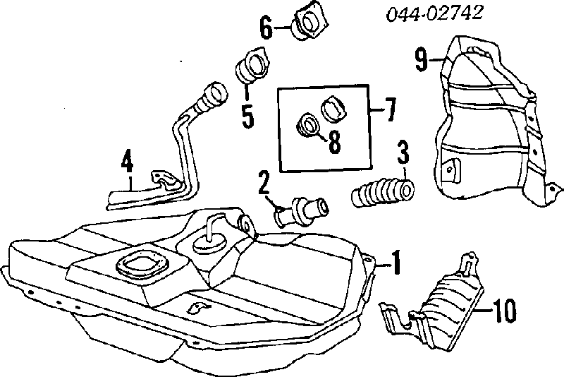 2322111050 Toyota element-turbina pompy paliwa