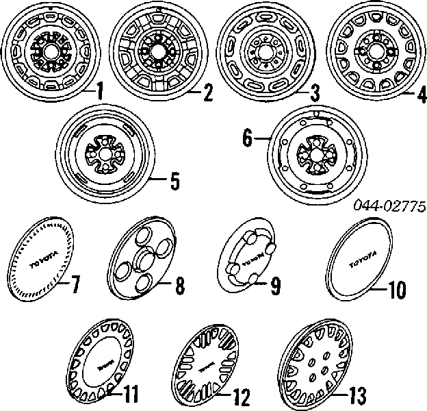 9094201007 Toyota nakrętka koła