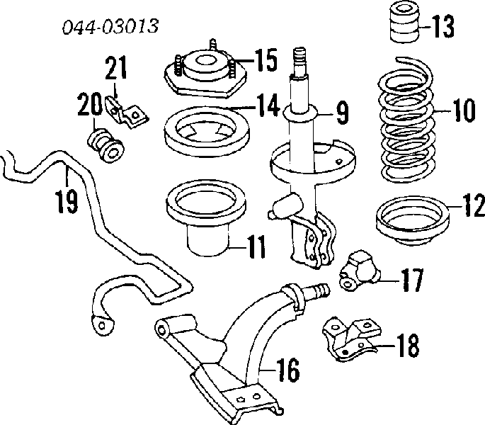 4851112350 Toyota amortyzator przedni