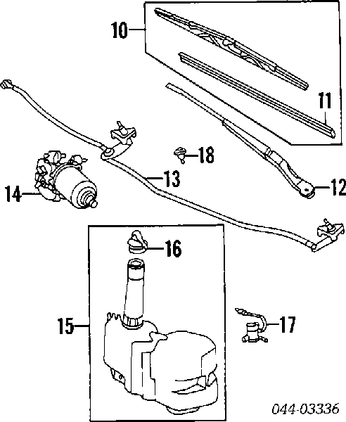 8538112060 Toyota Dysza spryskiwacza szyby przedniej