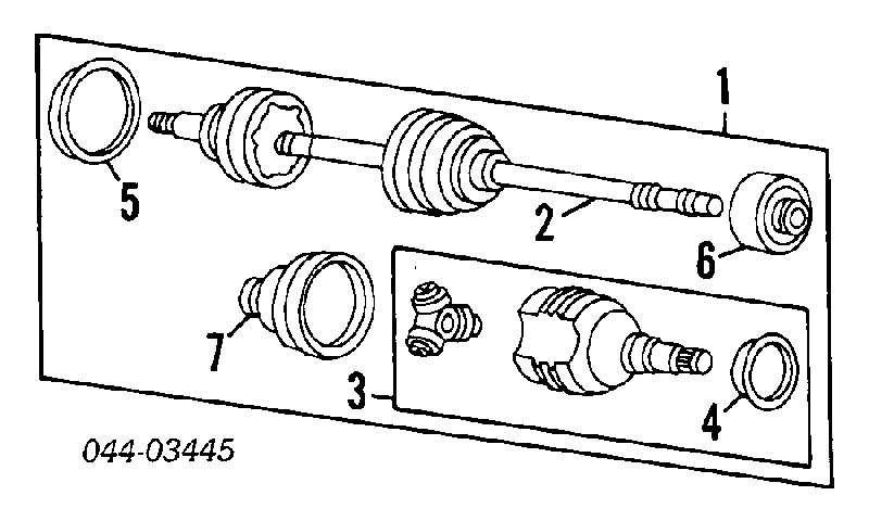 4341020430 Toyota przegub homokinetyczny przedni zewnętrzny