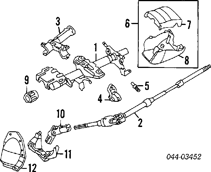 Wkładka stacyjki zapłonowej Toyota Corolla liftback (E10) (1992 - 1997) cena, od 31,79 USD