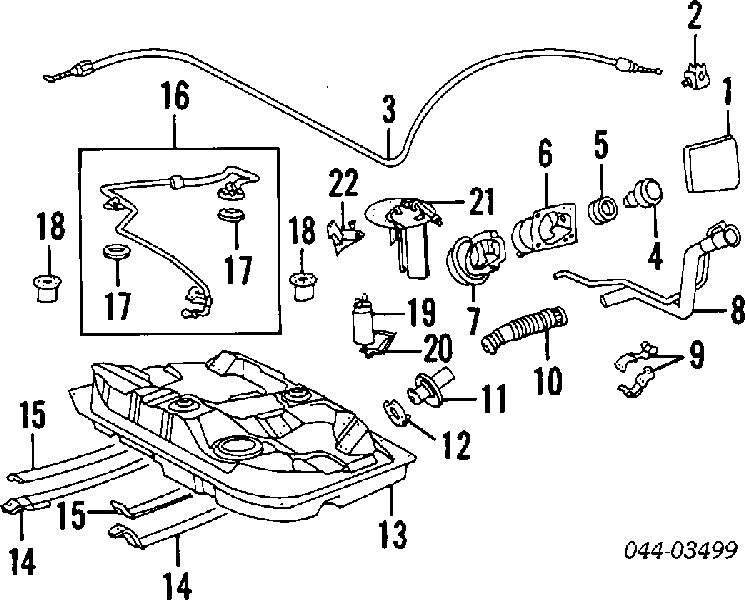 3111022040 Hyundai/Kia element-turbina pompy paliwa