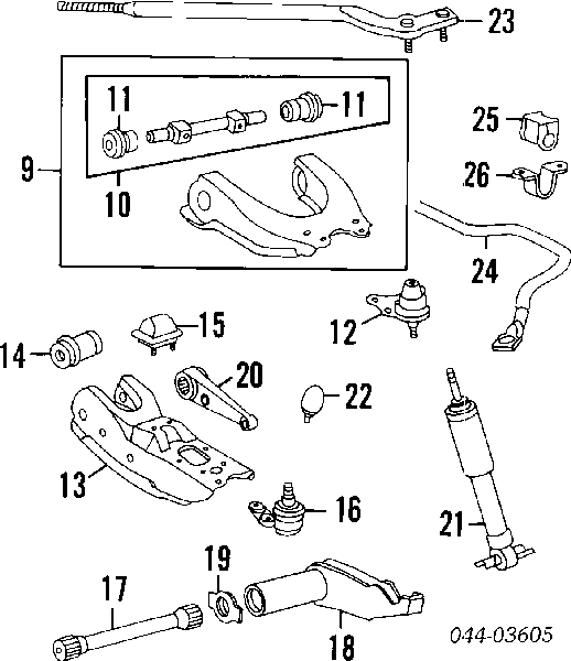 Odbój amortyzatora przedniego Toyota Hilux (N)