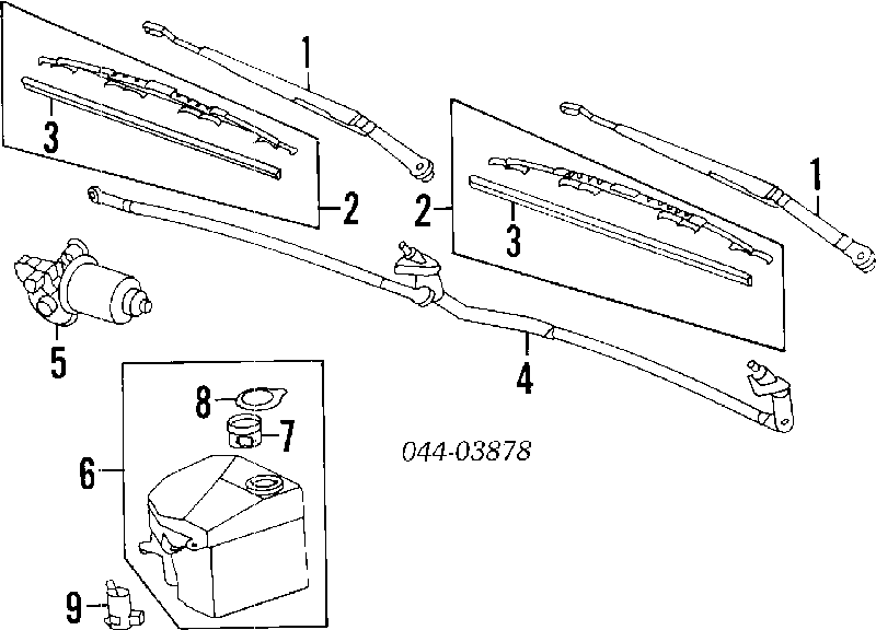 Zbiorniczek spryskiwacza szyb do Toyota Camry III V10