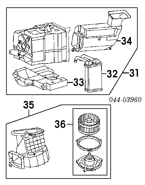 8710316040 Toyota silniczek wentylatora nagrzewnicy (ogrzewacza wnętrza)