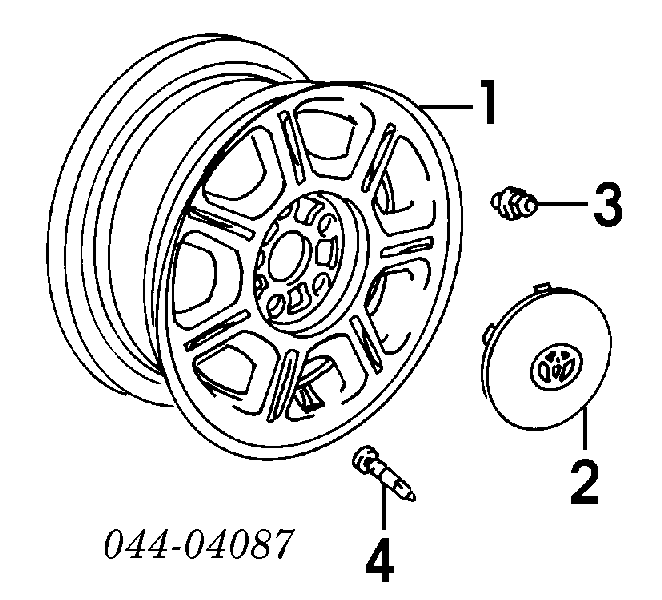 Nakrętka koła Toyota Land Cruiser PRADO ASIA (J12)