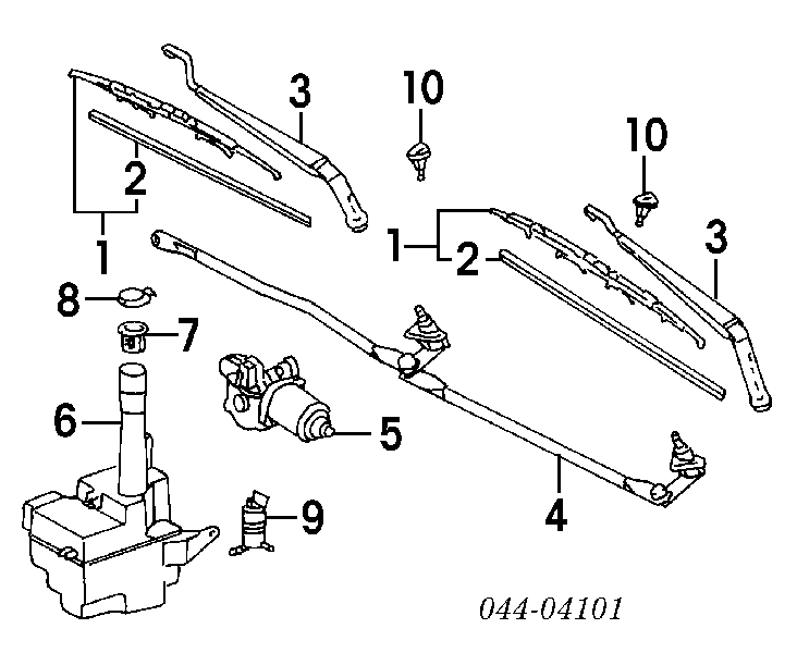 Pompka spryskiwacza szyby przedniej Toyota 8533006030 cena, od 35,12 USD