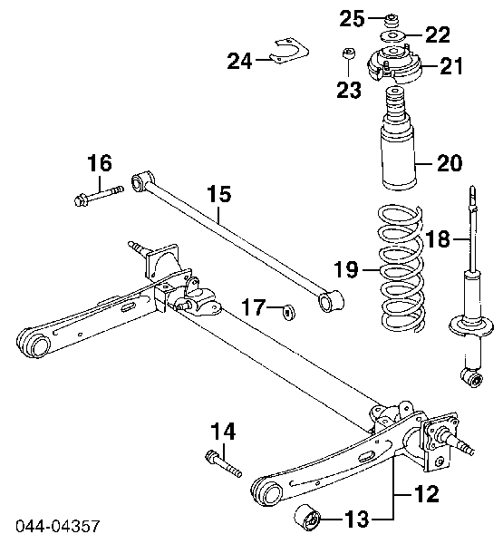 Amortyzator tylny 341191 Kayaba