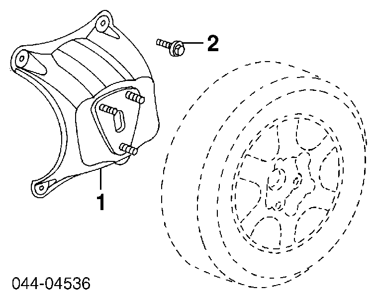 5190842020 Toyota wspornik koła zapasowego